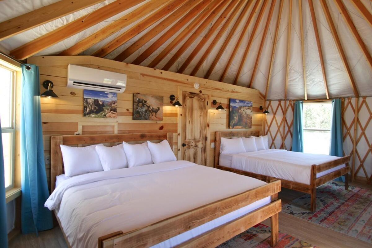 Yurt Overlook #5 With Ac And Private Bath 2 Kings Orderville Exterior foto